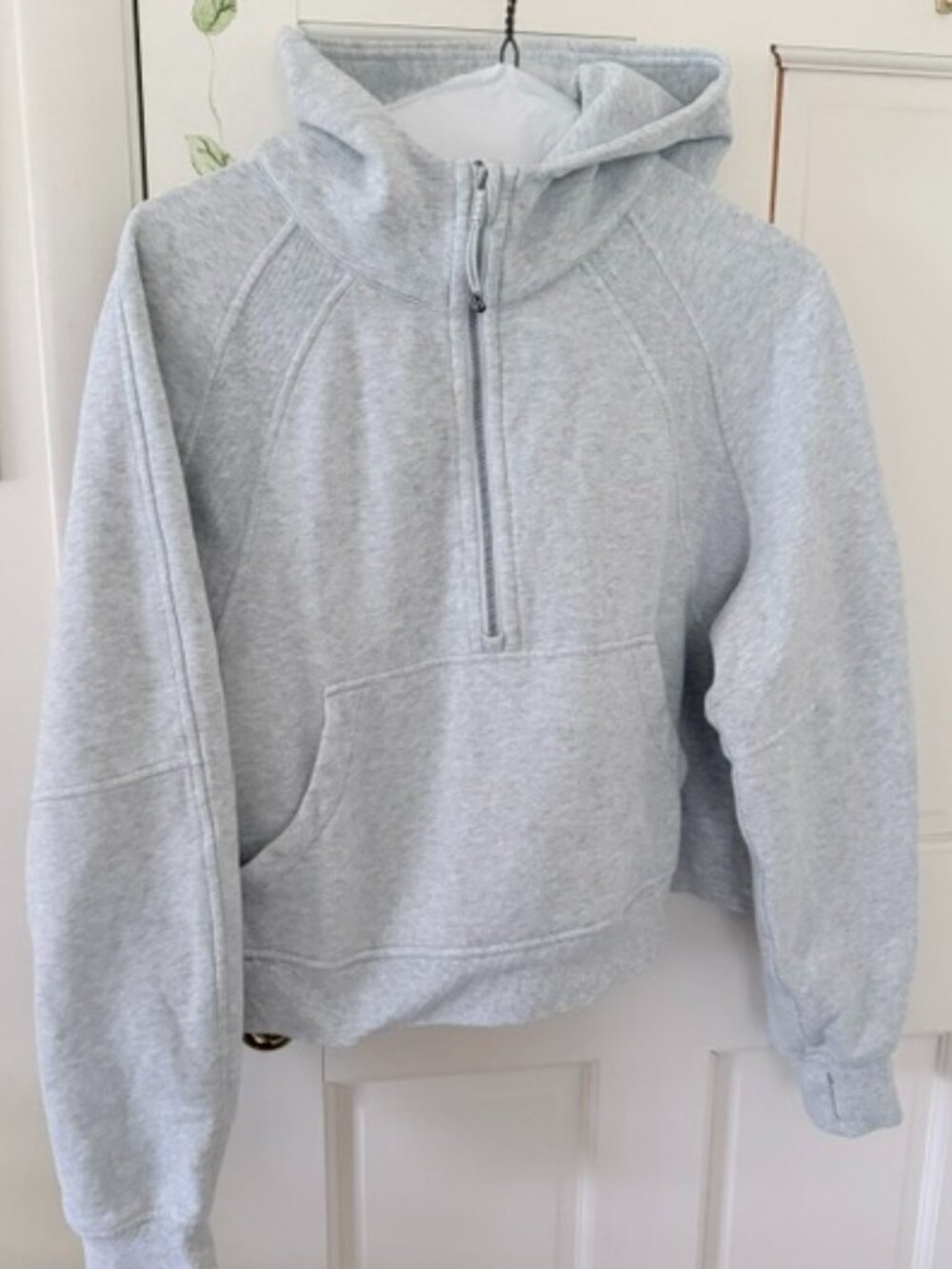 Scuba Oversized Half-Zip Hoodie